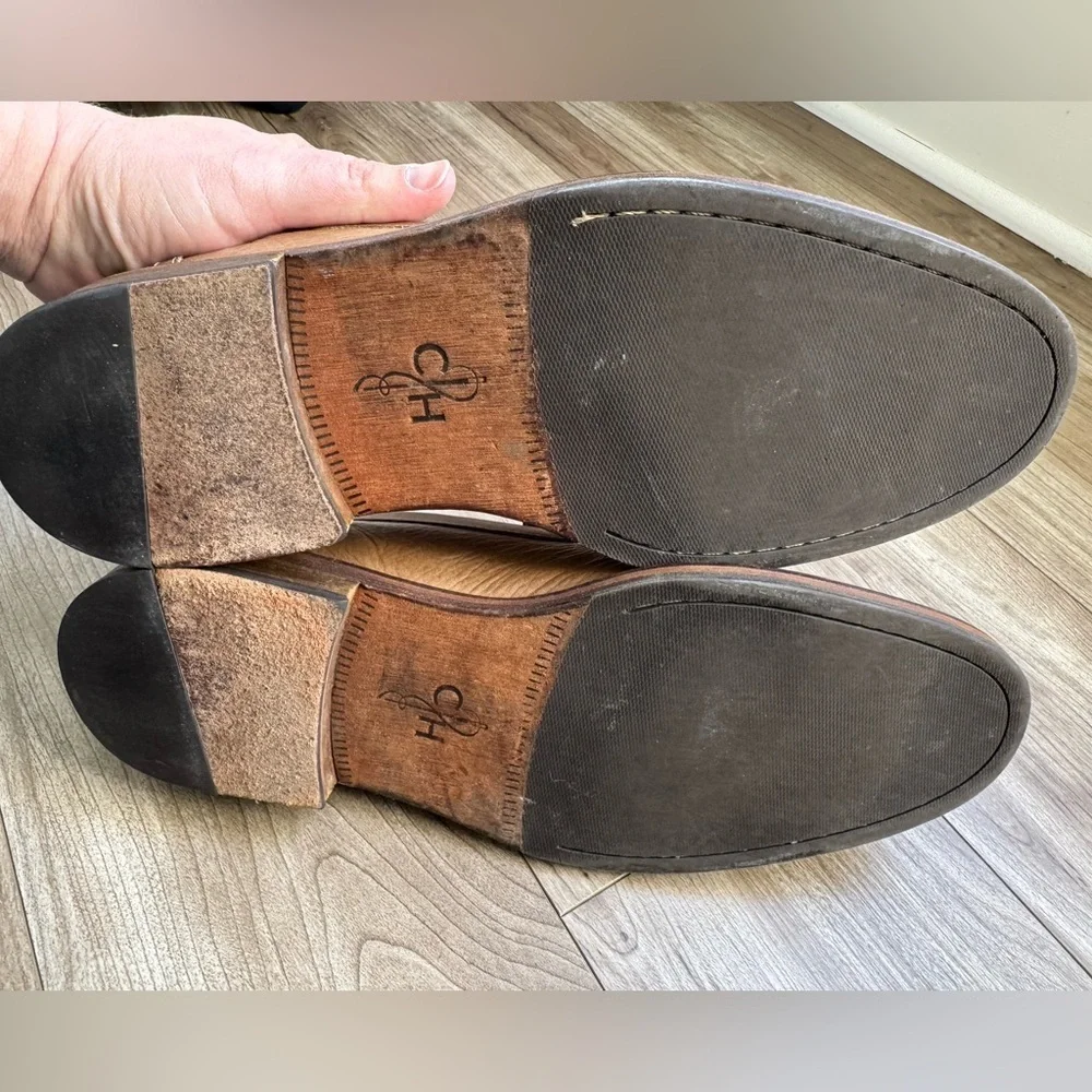 Men’s Cole Haan slip-on loafer Shoes Lt brown leather Size 10 M